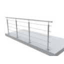 Stainless railing sets
