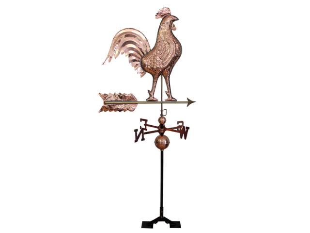 Roof decoration - rooster 1300x650mm, Cu