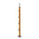 Beech pole BUK (BEECH) D50mm, 4xd12mm, v=90cm, VK-