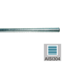 Stainless steel threaded rod, AISI304, M6/L1000mm