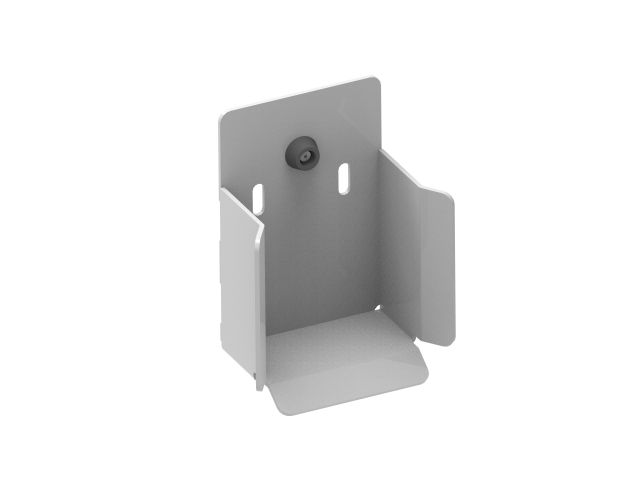Cantilever Gate End Stop Zn, profile 136x142mm