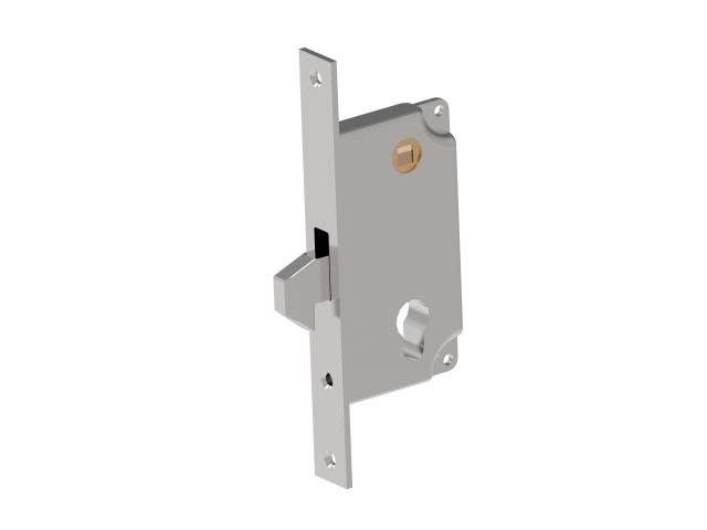 Lock for sliding gates with counterpart Zn 72x40mm