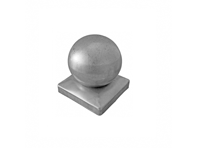 Pole cover with ball 50x50, D50, t0,55mm