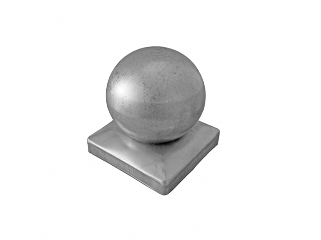 Pole cover with ball 62x62, D60, t0,55mm