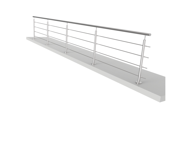Stainless railing, AISI304, 6000x900mm