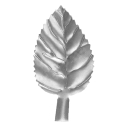 Ornament - leaf 85x44, t1mm
