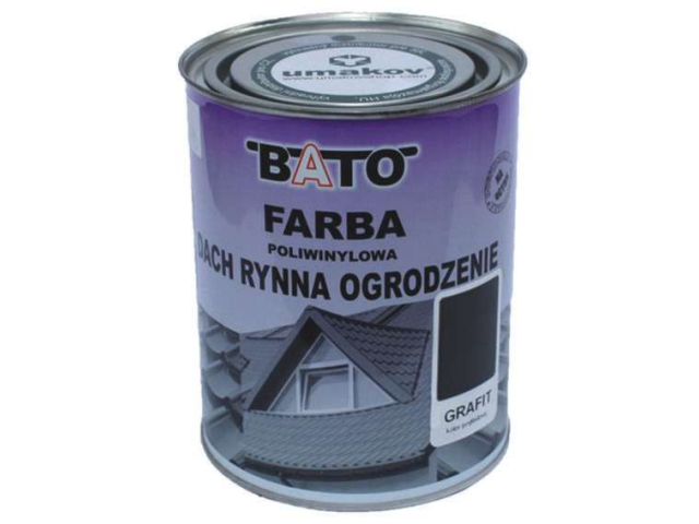 Barva polyvinylová, grafit RAL7024 satin 1kg(0,8L)