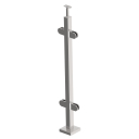 Stainless steel pole, AISI304, 40x40x2/4xmodel22/H