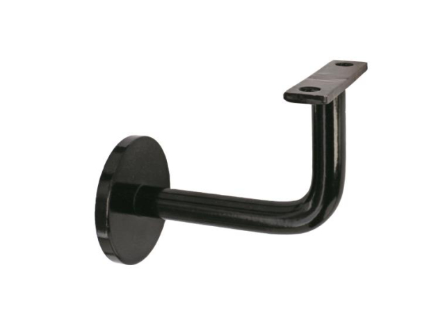 Handrail console 90x60mm, M8, D50mm, black