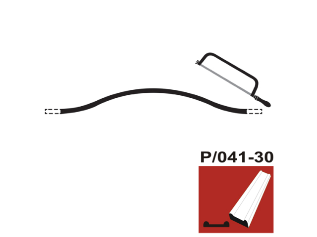 Lomený oblúk P/041-30x8, p200, L1300-1700mm