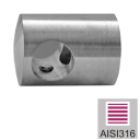 Crossbar holder right AISI316, d12/40x40x2mm