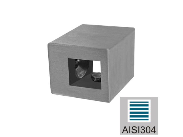 Clamp AISI304, 10x10/40x40/20x16x20/M5mm