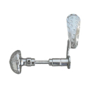 Door handle with fixed ball L145, d17,5mm, Zn
