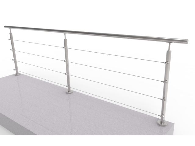 Cable railing AISI304, AISI304, D42,4/4xd5/H900/L3