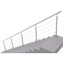 Cable railing AISI304, VR STAIRS AISI304, D42,4/4x