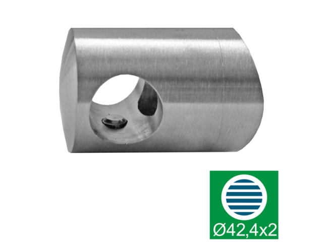 Crossbar holder AISI304, d16/D42,4x2/L37mm