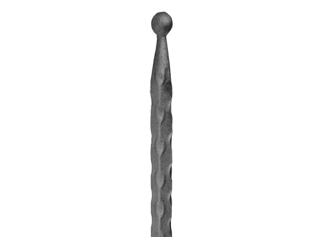 Pole with ball h150, b15, decorated 12x12mm