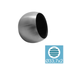 End cap - ball AISI304, D55/d33,7mm