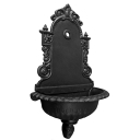 Decorative cast iron sink 450x795mm, cast iron, black