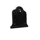 Cast iron sink 420x410, black, cast iron