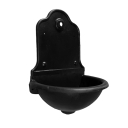 Cast iron sink 465x650x320mm, black, cast iron