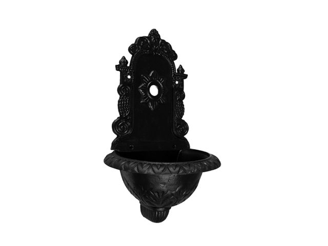 Decorated cast iron sink, without faucet 275x200,