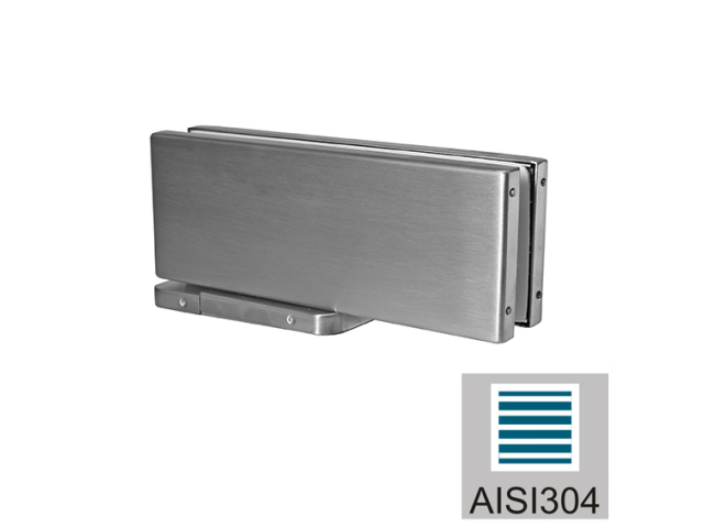 Bottom hinge with pivot to the floor AISI304, 190x
