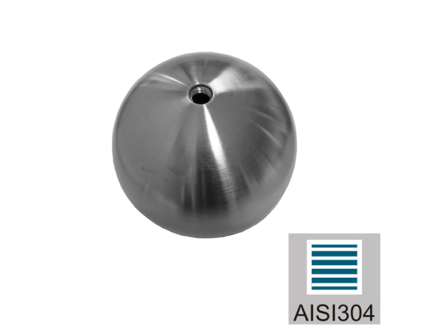 Stainless steel hollow end ball