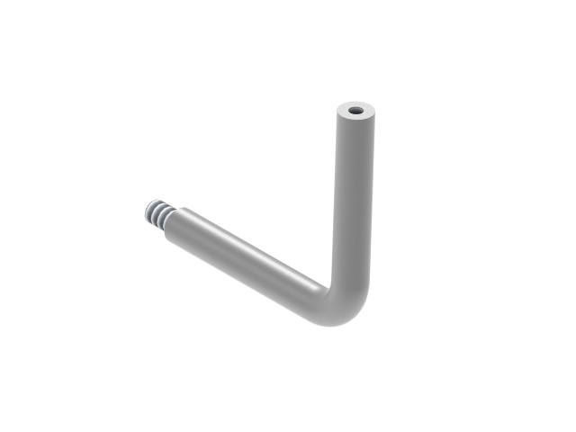 Stainless steel wall-mounted handrail bracket AISI