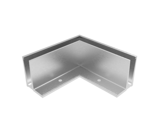 Kotvění vrchní - sklo hliník AL/ELOX/Satin