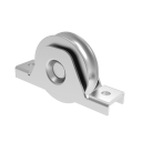Wheel for sliding gates with U groove INOX, D80mm