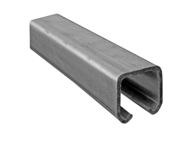Profile guide for hanging gates INOX, 42x54x2,5mm