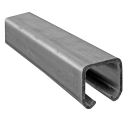 Profile guide for hanging gates INOX, 42x54x2,5mm