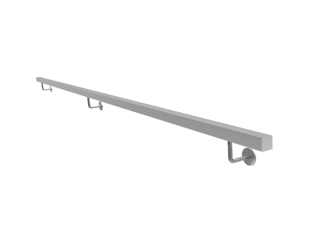 Handrail AISI304, 40x40mm/L3000mm