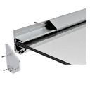 Canopy with aluminium channel profile -2°