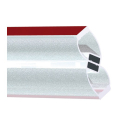 Magnet seal plastic profile. PVC 90/180°