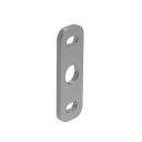Plate for adjustable hinges, 30x90mm, INOX