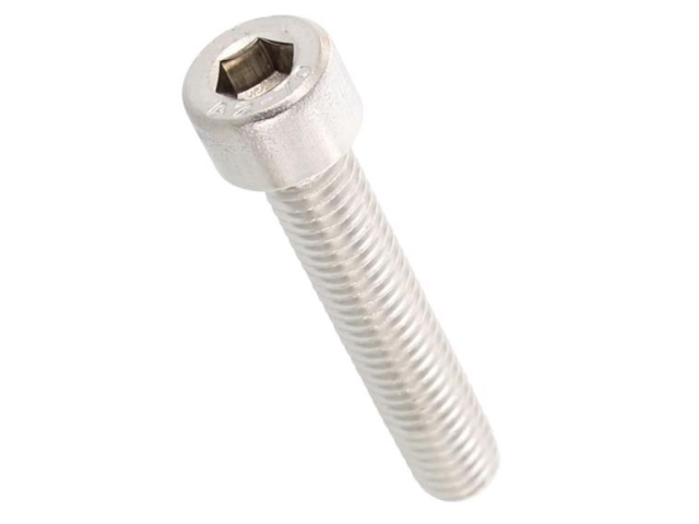 Stainless steel screw, halfround AISI304, M5x20