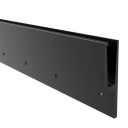 Aluminium profile for glass railing -side mounting