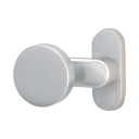 Door handle with plate, pair AISI 304, K320, fix