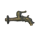 Brass tap, 1/2" thread, L=140mm