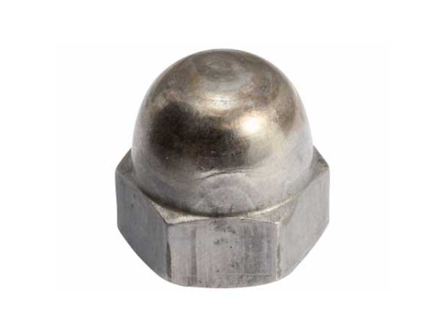 Domed cup nut, galvanized, M10, Zn