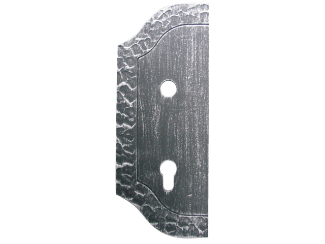 Decorative plate for gates 265x105, t3, a90, D19mm