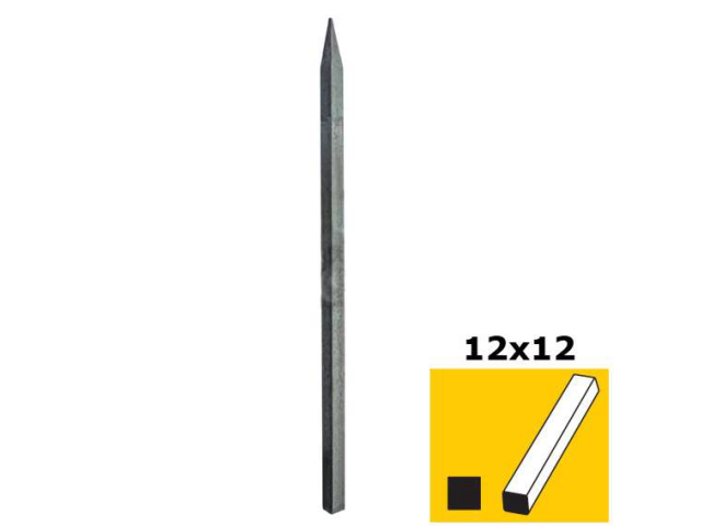 Pole with spear h350, n12x12mm