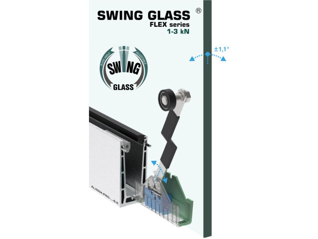 <div><strong>Wir präsentieren Ihnen das verstellbare Aluminiumprofil SWING GLASS®</strong><br></div>